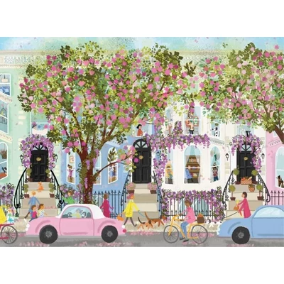 Galison 81537 - Spring Terrace, Joy Laforme - 1000 db-os puzzle