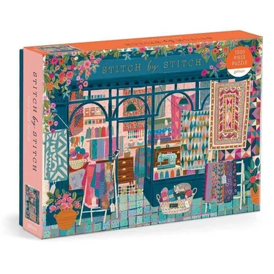 Galison 78452 - Stitch by Stitch - 1000 db-os puzzle