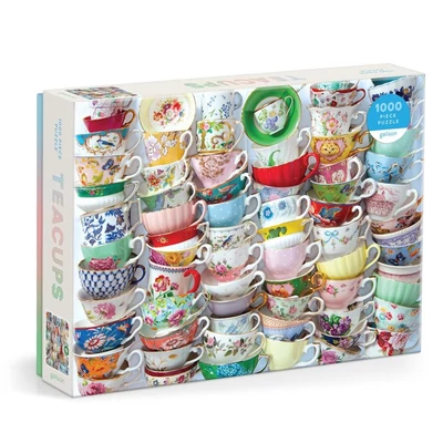 Galison 80592 - Teacups - 1000 db-os puzzle