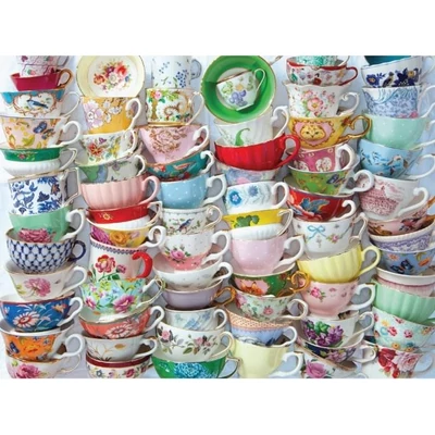 Galison 80592 - Teacups - 1000 db-os puzzle