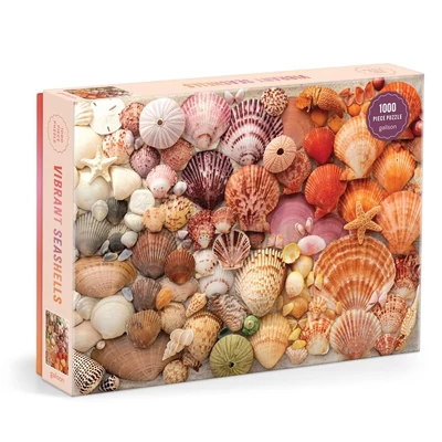Galison 80608 - Vibrant Seashells - 1000 db-os puzzle