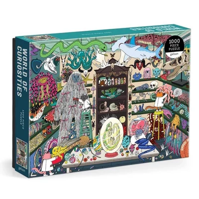 Galison 82862 - World of Curiosities - 1000 db-os puzzle