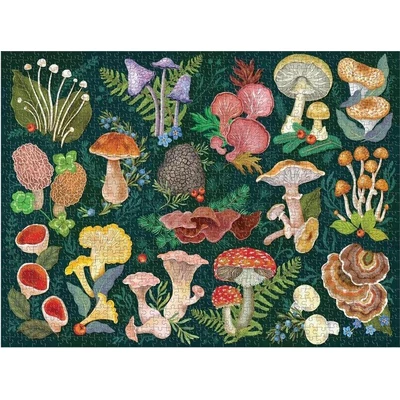 Galison 82268 - World of Mushrooms - 1000 db-os puzzle