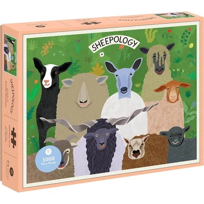 Galison 25609 - Sheepology, Camilla Pintonato - 1000 db-os puzzle