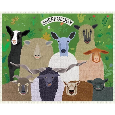Galison 25609 - Sheepology, Camilla Pintonato - 1000 db-os puzzle