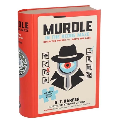 Galison 35684 - Murdle in the Hedge Maze - 500 db-os puzzle