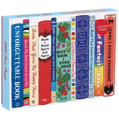 Galison 48806 - Ideal Bookshelf - 1000 db-os puzzle