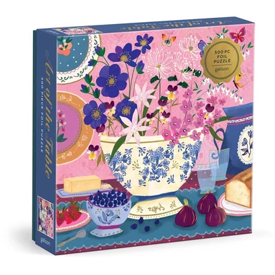 Galison 84705 - Art of the Table, Joy Laforme - 500 db-os Fóliás puzzle