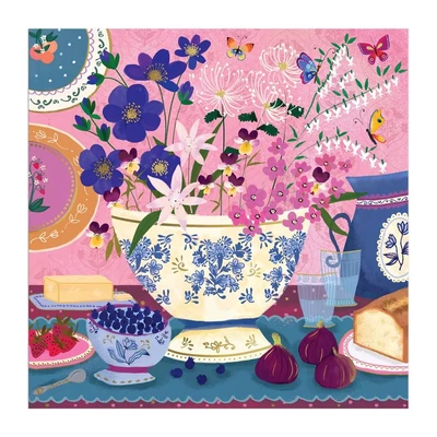 Galison 84705 - Art of the Table, Joy Laforme - 500 db-os Fóliás puzzle