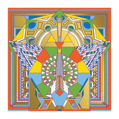 Galison 57815 - Imperial Hotel Peacock Rug, Frank Lloyd Wright - 500 db-os Fóliás puzzle