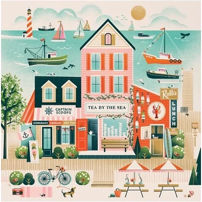 Galison 76878 - Beside the Sea - 500 db-os puzzle