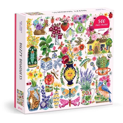 Galison 84422 - Buzzy Bouquets - 500 db-os puzzle