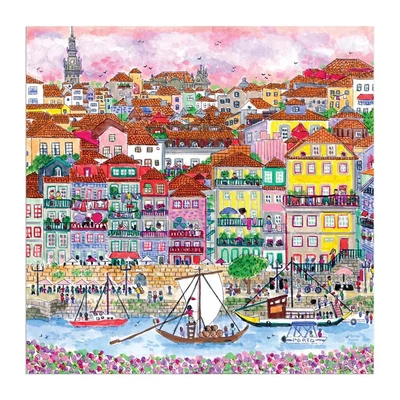 Galison 84682 - Colors of Porto, Michael Storrings - 500 db-os puzzle