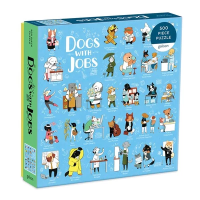 Galison 64820 - Dogs With Jobs - 500 db-os puzzle