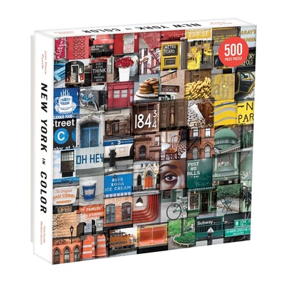Galison 55316 - New York in Color - 500 db-os puzzle