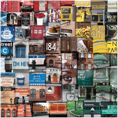 Galison 55316 - New York in Color - 500 db-os puzzle