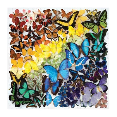 Galison 62567 - Rainbow Butterflies - 500 db-os puzzle