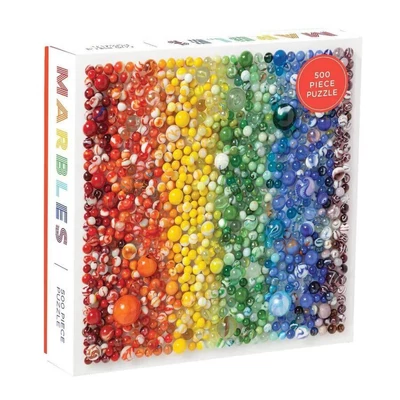 Galison 51219 - Rainbow Marbles - 500 db-os puzzle