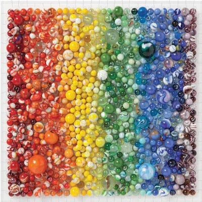 Galison 51219 - Rainbow Marbles - 500 db-os puzzle