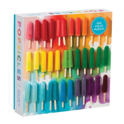 Galison 51226 - Rainbow Popsicles - 500 db-os puzzle