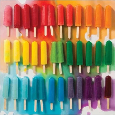 Galison 51226 - Rainbow Popsicles - 500 db-os puzzle