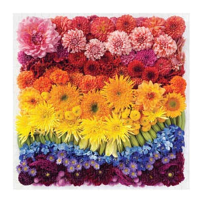 Galison 61430 - Rainbow Summer Flowers - 500 db-os puzzle