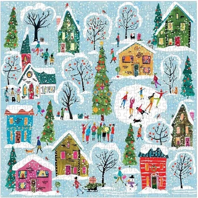 Galison 66749 - Twinkle Town - 500 db-os puzzle