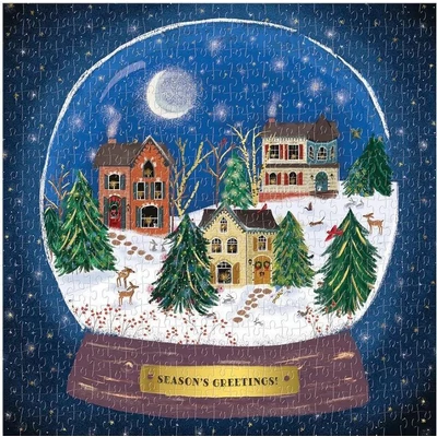 Galison 62024 - Winter Snow Globe - 500 db-os puzzle