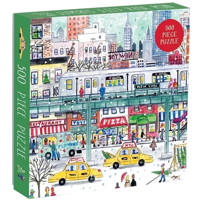 Galison 53091 - New York City Subway, Michael Storrings - 500 db-os puzzle