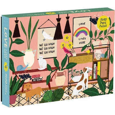 Galison 55996 - Love Lives Here, Anne Bentley - 1000 db-os puzzle