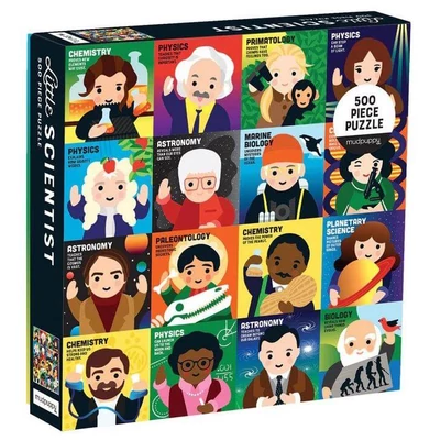 Galison 56726 - Mudpuppy - Little Scientist - 500 db-os puzzle