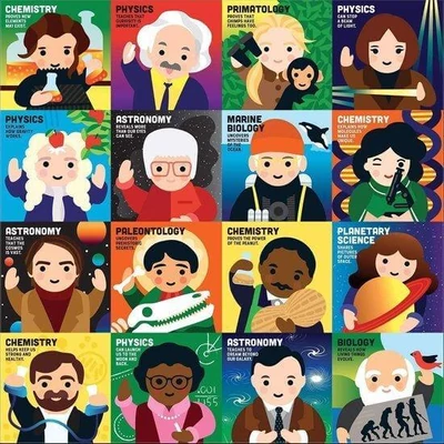 Galison 56726 - Mudpuppy - Little Scientist - 500 db-os puzzle