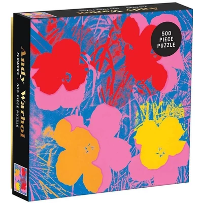 Galison 57839 - Flowers, Andy Warhol - 500 db-os puzzle