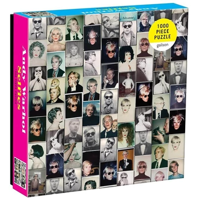 Galison 63120 - Selfies, Andy Warhol - 1000 db-os puzzle