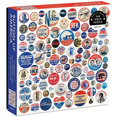 Galison 66428 - Button Up America - 500 db-os puzzle