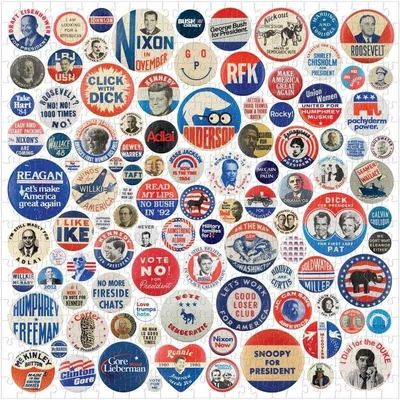 Galison 66428 - Button Up America - 500 db-os puzzle