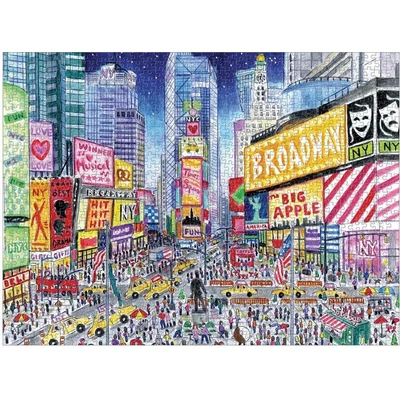 Galison 67074 - Times Square, Michael Storrings - 1000 db-os puzzle