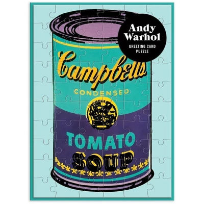 Galison 67203 - Soup Can, Andy Warhol - 60 db-os Képeslap puzzle