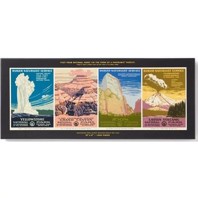 Galison 75833 - National Parks - 1000 db-os panoráma puzzle