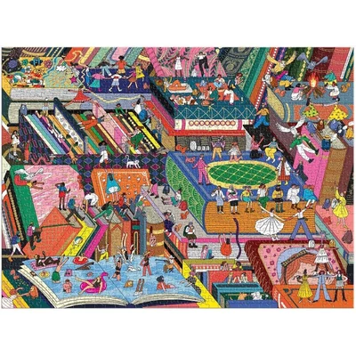Galison 75956 - Novel Neighborhood - 1000 db-os Fóliás puzzle