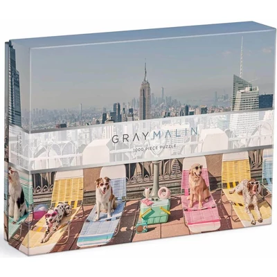 Galison 76274 - The Dogs of New York City, Gray Malin - 1000 db-os puzzle