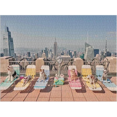 Galison 76274 - The Dogs of New York City, Gray Malin - 1000 db-os puzzle
