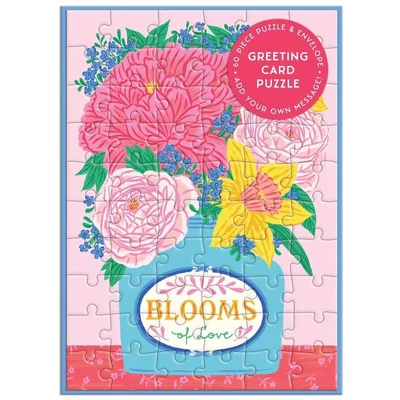 Galison 78261 - Blooms of Love - 60 db-os Képeslap puzzle