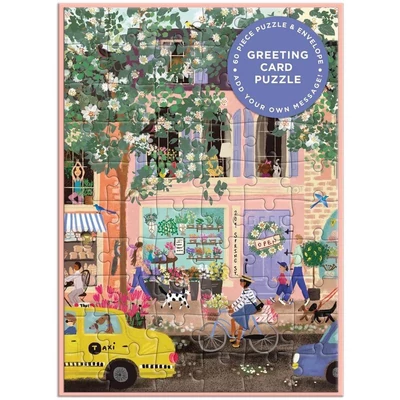 Galison 78285 - Spring Street, Joy Laforme - 60 db-os Képeslap puzzle