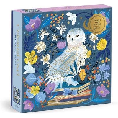 Galison 85603 - Celestial Owl - 500 db-os Fóliás puzzle