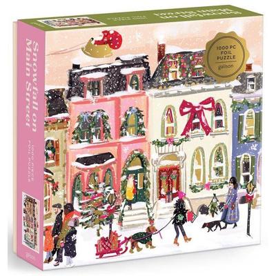 Galison 85610 - Snowfall on Main Street - 1000 db-os Fóliás puzzle