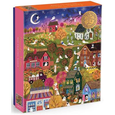 Galison 86075 - Spooky Village, Joy Laforme - 1000 db-os Fóliás puzzle