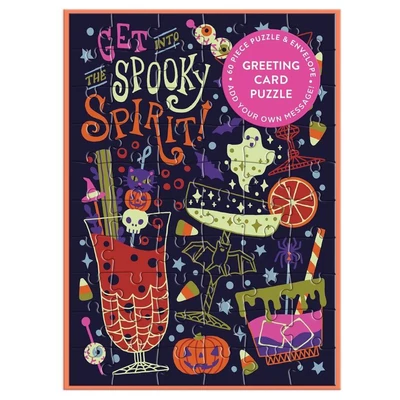 Galison 86617 - Get into the Spooky Spirit - 60 db-os Képeslap puzzle