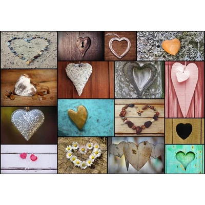 Grafika Art 30014 - Collage - Love - 1000 db-os puzzle