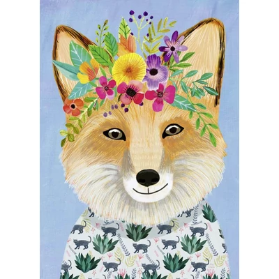 Heye 30035 - Floral friends - Friendly Fox - 1000 db-os puzzle